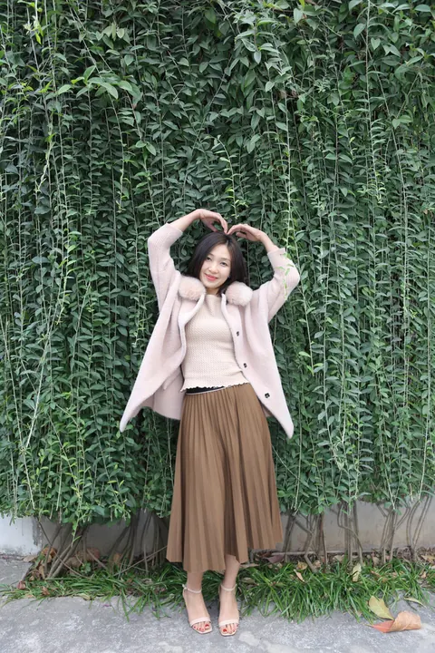 Japanese Woman Poses Outdoors Fully Clothed – photo 3 of 20