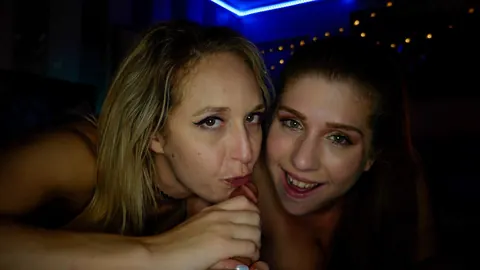 Alex Chance: Two Busty Blondes Share a Cock, Kiss and Fuck in a Threesome – photo 4 of 13