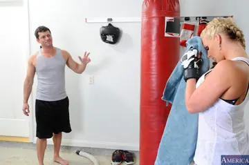 Phoenix Marie – Blonde PAWG Takes Anal on the Gym Mat and Gets Cum on Her Tits