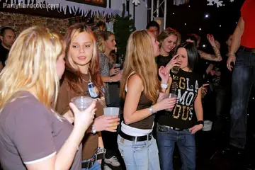 Amateur in Jeans and Glasses Takes Anal at a Party