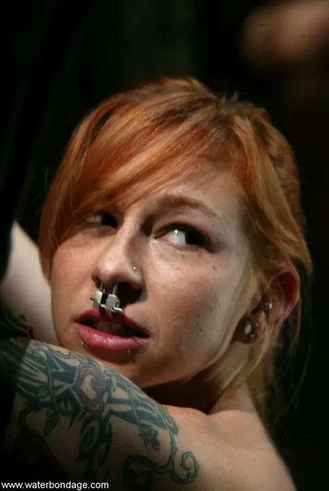 Scarlett Pain: Petite Redhead MILF Bound in Water Bondage – photo 9 of 21