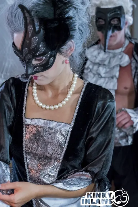 Shrima Malati: Slim European Brunette Reveals Her Pussy in Costume – photo 4 of 17