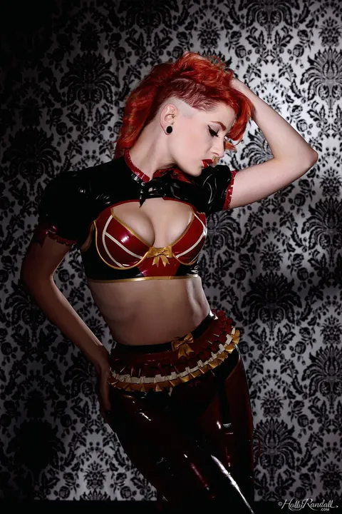 Ulorin Vex: Tall British Redhead MILF Models Leather Boots and Heels – photo 2 of 21