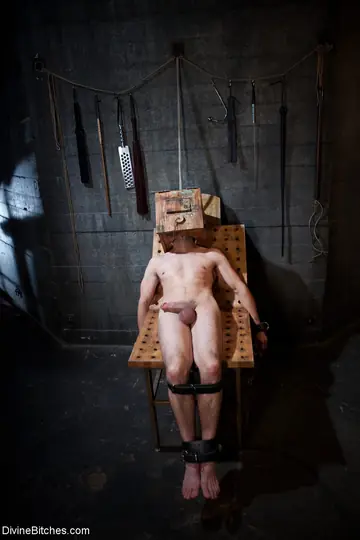 Bobbi Starr – Busty Brunette MILF Dominates Bound Man in Dungeon