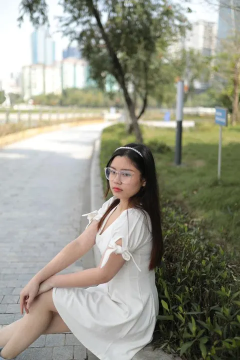 Petite Asian Brunette Strips Out of Her Dress in Public – photo 10 of 21