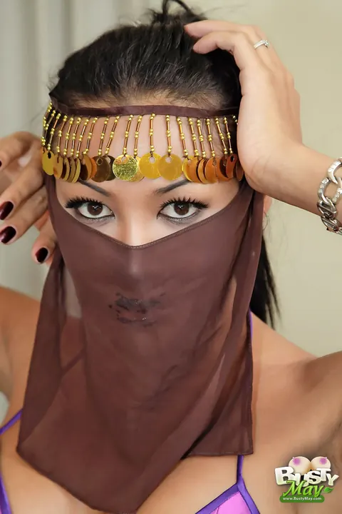 Busty Asian Trans Woman Strips Out of Her Bikini and Spreads – photo 4 of 21