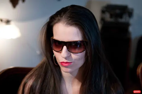 LARISSA GOLD: Brunette in Glasses Pegs Her Man Doggy Style – photo 4 of 15