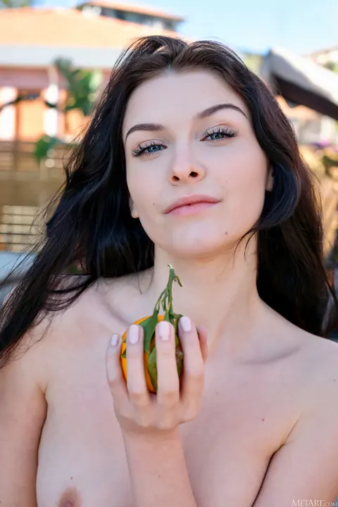 Polish Brunette Undresses and Poses Nude – photo 20 of 21