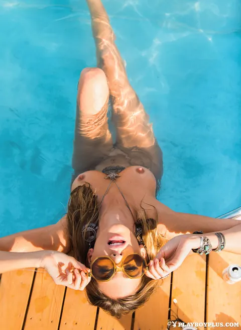 Chelsie Aryn: Tall Blonde and Asian Women Pose in Bikinis Outdoors – photo 11 of 16