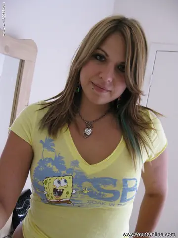 Blonde with Big Tits Spreads in a Mirror Selfie