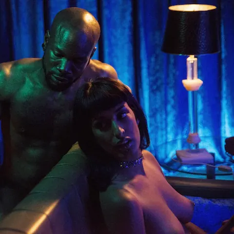Kali Sudhra: Asian Brunette Shows Her Big Tits and Fucks a Black Man – photo 16 of 20