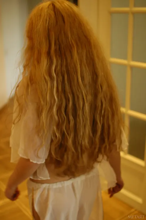 Sasha M: Blonde with Tattoos Undresses and Poses Nude – photo 6 of 21
