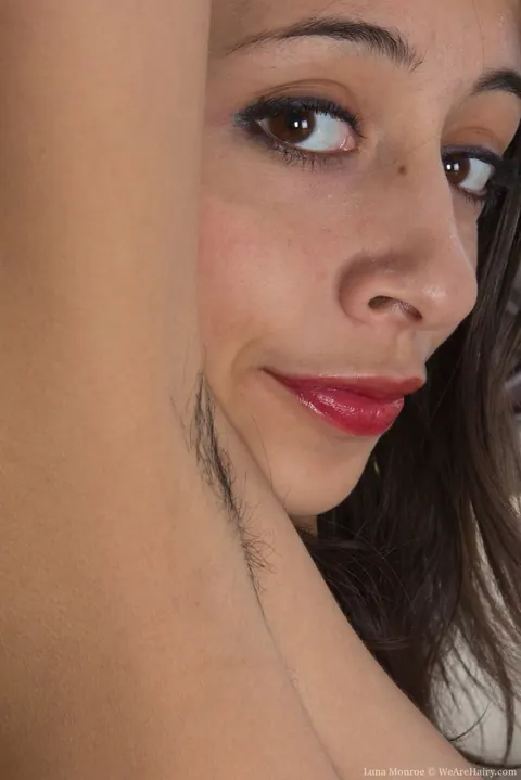 Luna Monroe: Latina Maid in Uniform Stuffs Her Hairy Pussy with a Dildo – photo 1 of 11