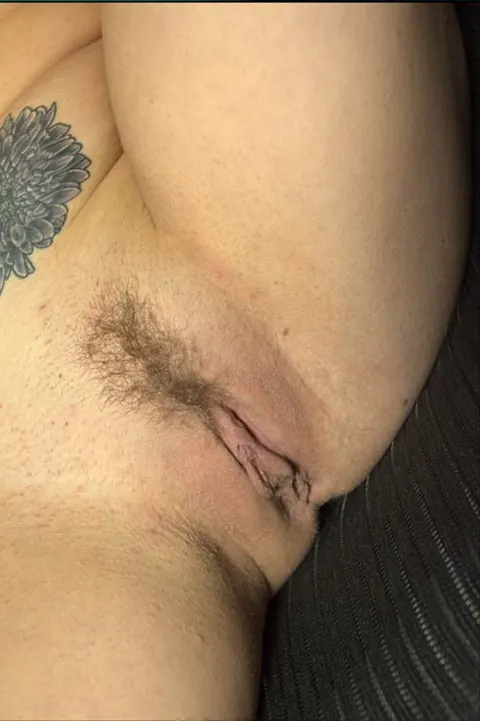 Amateur with Big Natural Tits Masturbates in Socks – photo 18 of 20