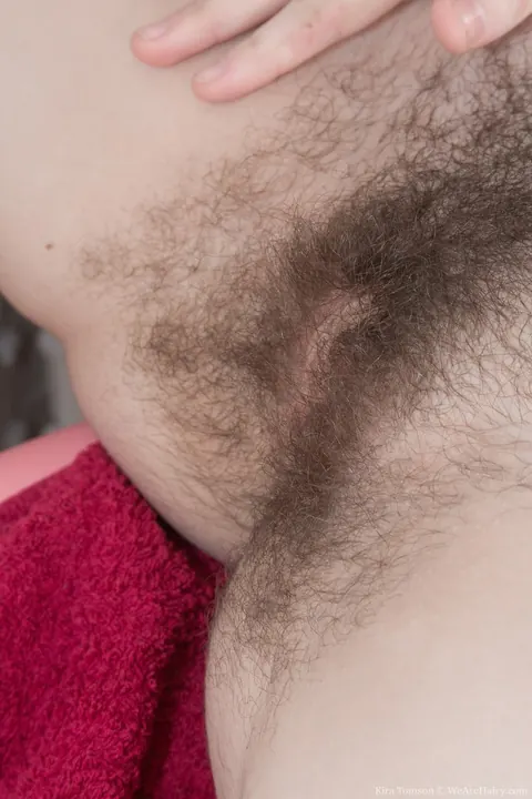 Kira Tomson: Petite Russian Brunette Spreads Her Hairy Pussy Before Mirror – photo 13 of 17