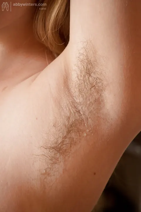 Busty Blonde Amateur Reveals Hairy Armpits and Pussy – photo 5 of 16
