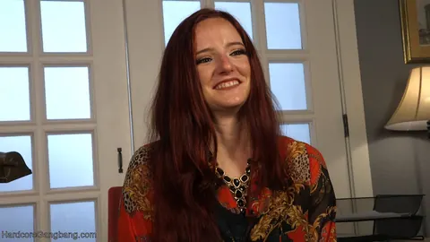 Maci May: Redhead MILF Takes Double Penetration in Interracial Gangbang – photo 1 of 21