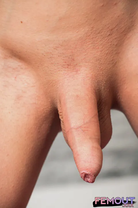 Trans Woman Lets Her Dress Fall and Poses Fully Nude – photo 16 of 16