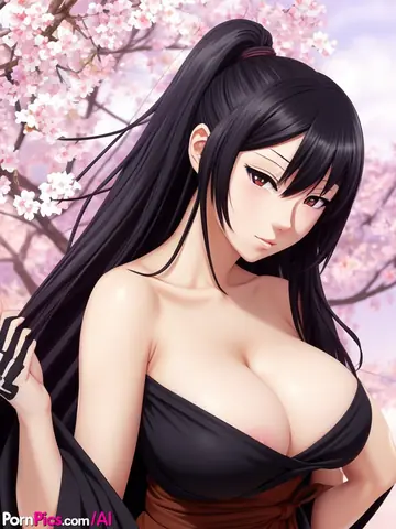 AI-Generated Busty Woman Strips Out of Her Lingerie Outdoors
