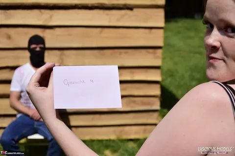 Rachel Rose: Latina BBW Redhead Masturbates and Spreads Outdoors – photo 11 of 16