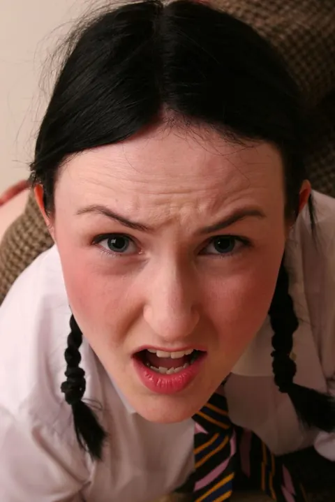 British PAWG in Uniform Gets Spanked and Paddled – photo 8 of 12