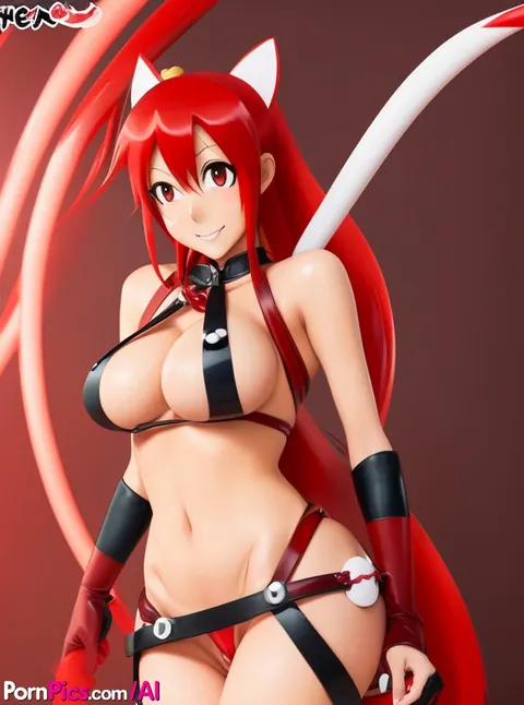 AI-Generated Busty Woman Poses Nude and Cups Her Chest – photo 13 of 16