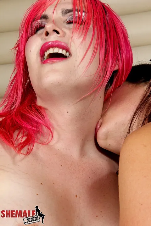 Busty Trans Woman Models Lingerie Then Strips Nude – photo 12 of 16