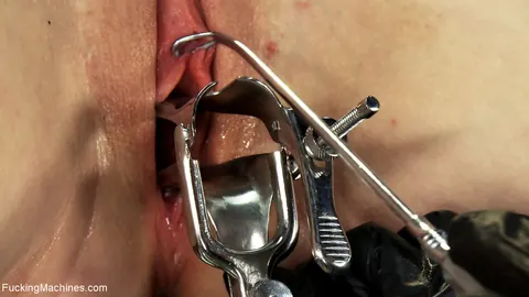 Audrey Lords: Petite Redhead MILF Takes Two Dildos in Bondage – photo 21 of 21