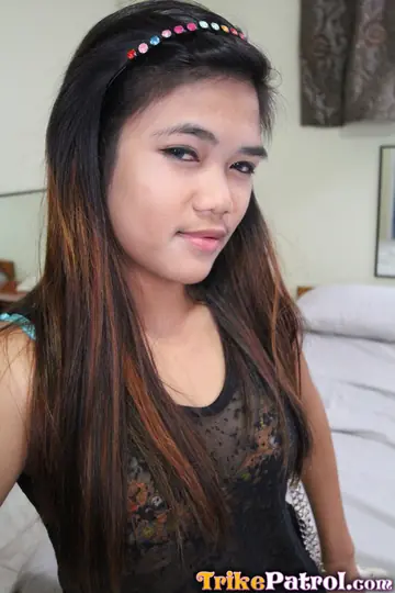 Filipina Brunette Stands Naked and Spreads Her Hairy Pussy