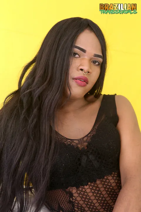 Ebony Trans Woman Strokes Until She Cums – photo 2 of 16
