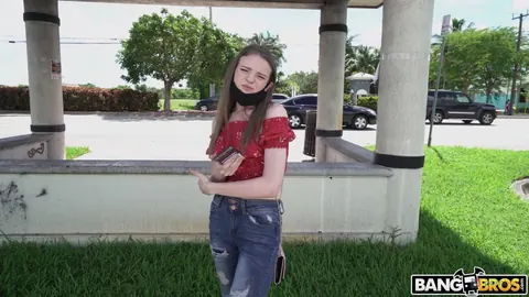 Jessae Rosae: Slim Brunette in Jeans Blows and Fucks Her Partner in a Van – photo 3 of 21
