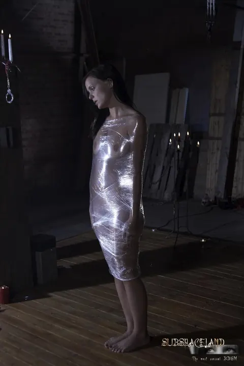 Monika Thu: Skinny Brunette in Chains Sucks Cock and Spreads – photo 15 of 21