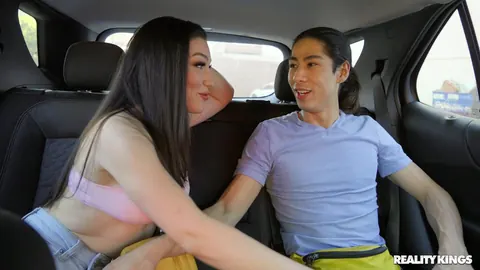 Lily Lou: Curvy Brunette Sucks and Rides Her Asian Partner – photo 3 of 20