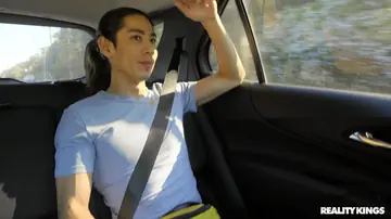 Lily Lou – Curvy Brunette Sucks and Rides Her Asian Partner