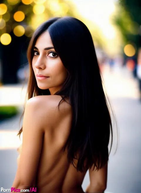 AI-Generated Woman Exposes Her Pussy Outdoors – photo 3 of 10