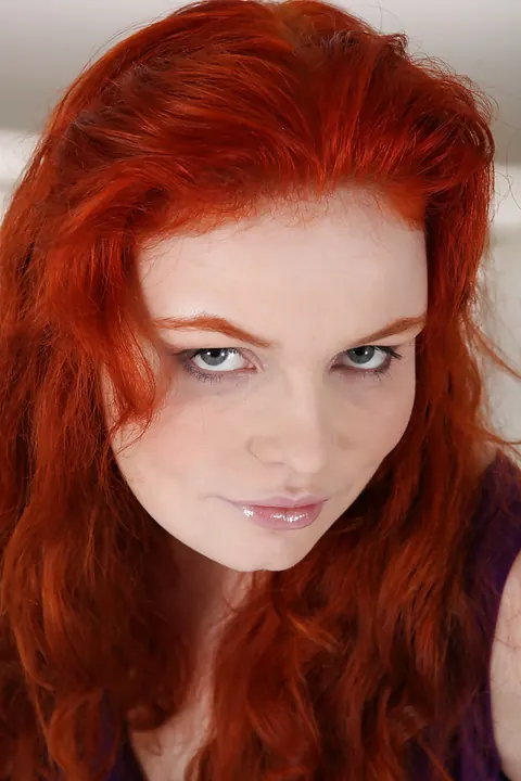 Barbara Babeurre: Redhead MILF with Small Tits Spreads Her Hairy Pussy – photo 1 of 16