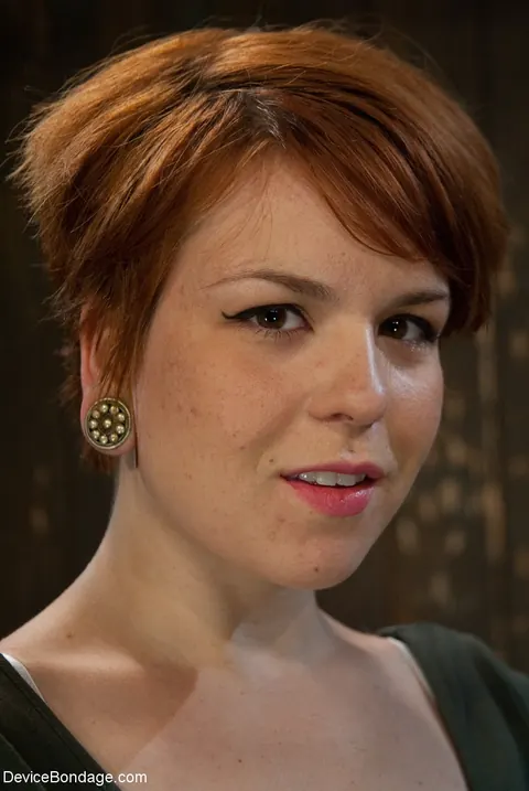Juliette March: Petite Redhead Bound and Spreads in Device Bondage – photo 2 of 21