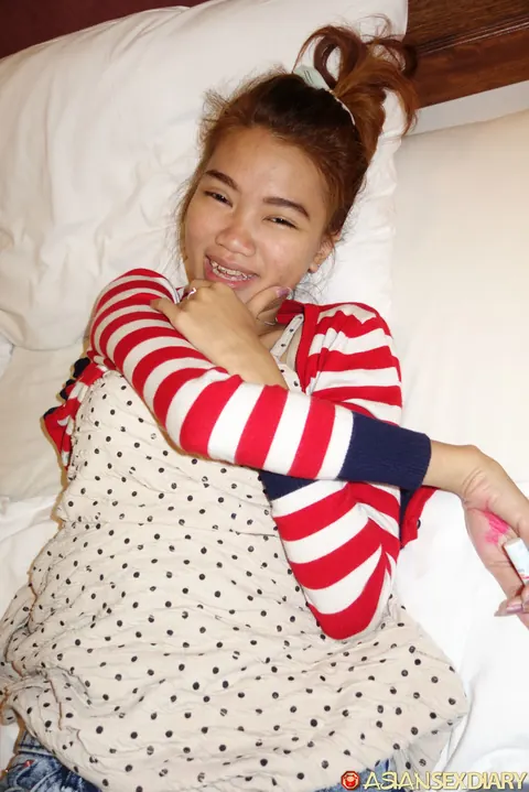 Petite Asian Redhead Gets Fucked Doggy Style – photo 5 of 21