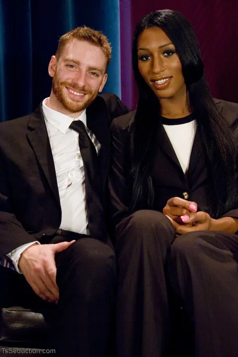 Ebony Trans Woman Dominates Her Male Partner – photo 2 of 21