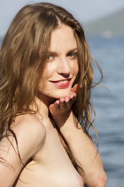 Sofi Shane: Petite Ukrainian Brunette Fingers Her Pussy on the Beach – photo 21 of 21