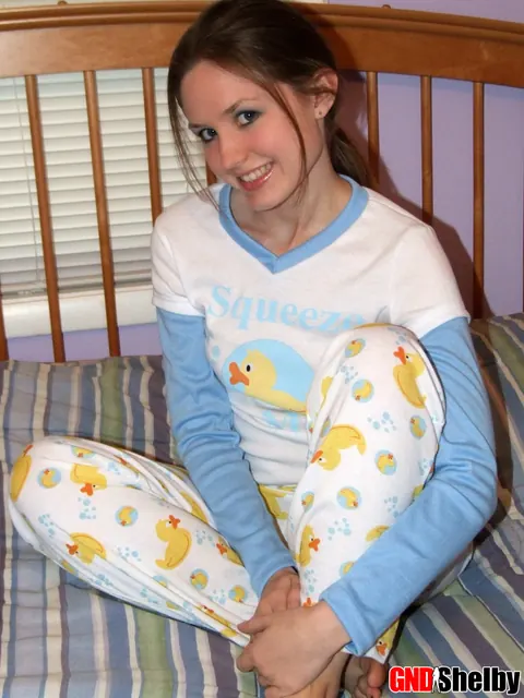 Brunette with Piercing Removes Her Panties and Spreads in the Bedroom – photo 3 of 12