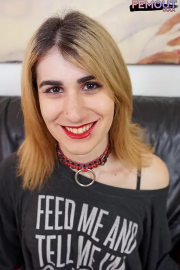 Trans Woman Slides Her Panties Off and Poses Nude