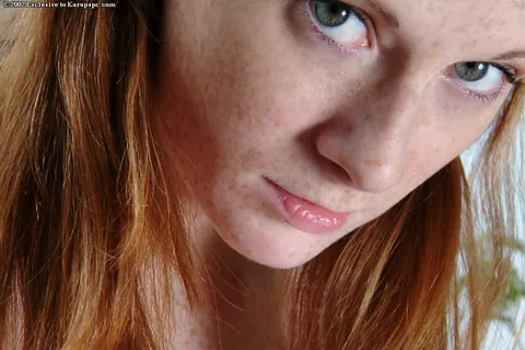 Allison Wyte: Redhead with Big Natural Tits Undresses and Spreads Outdoors – photo 10 of 16