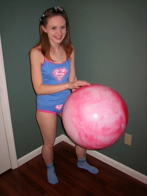 Skinny Amateur Pulls Panties Aside and Rubs Her Pussy in Socks – photo 17 of 21