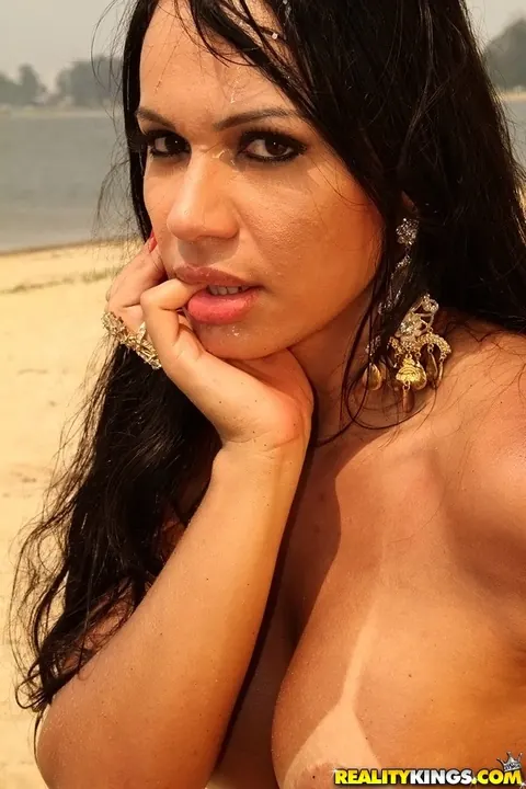 Latina MILF Takes Anal Doggy Style on the Beach in Her Bikini – photo 16 of 16