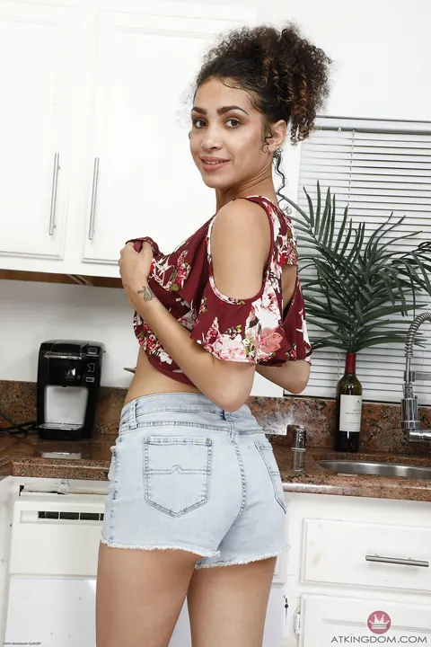 Gia Gelato: Tall Latina with Small Natural Tits and a Tattoo Poses Nude – photo 2 of 21