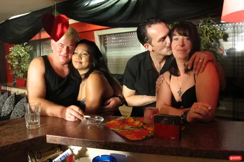 Mature German Redhead in Glasses Dives into a Wild Orgy – photo 2 of 9