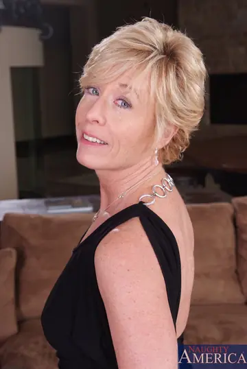 Thick Blonde MILF Sucks Cock Then Takes Anal Doggy Style