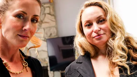 Aiden Starr & Sheena Shaw: Blonde MILFs Lick and Finger Each Other – photo 1 of 15