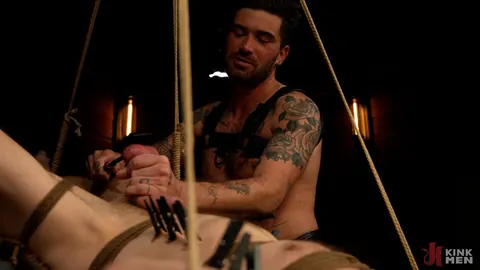 Bound Man Sucks Cock in BDSM Session – photo 4 of 21